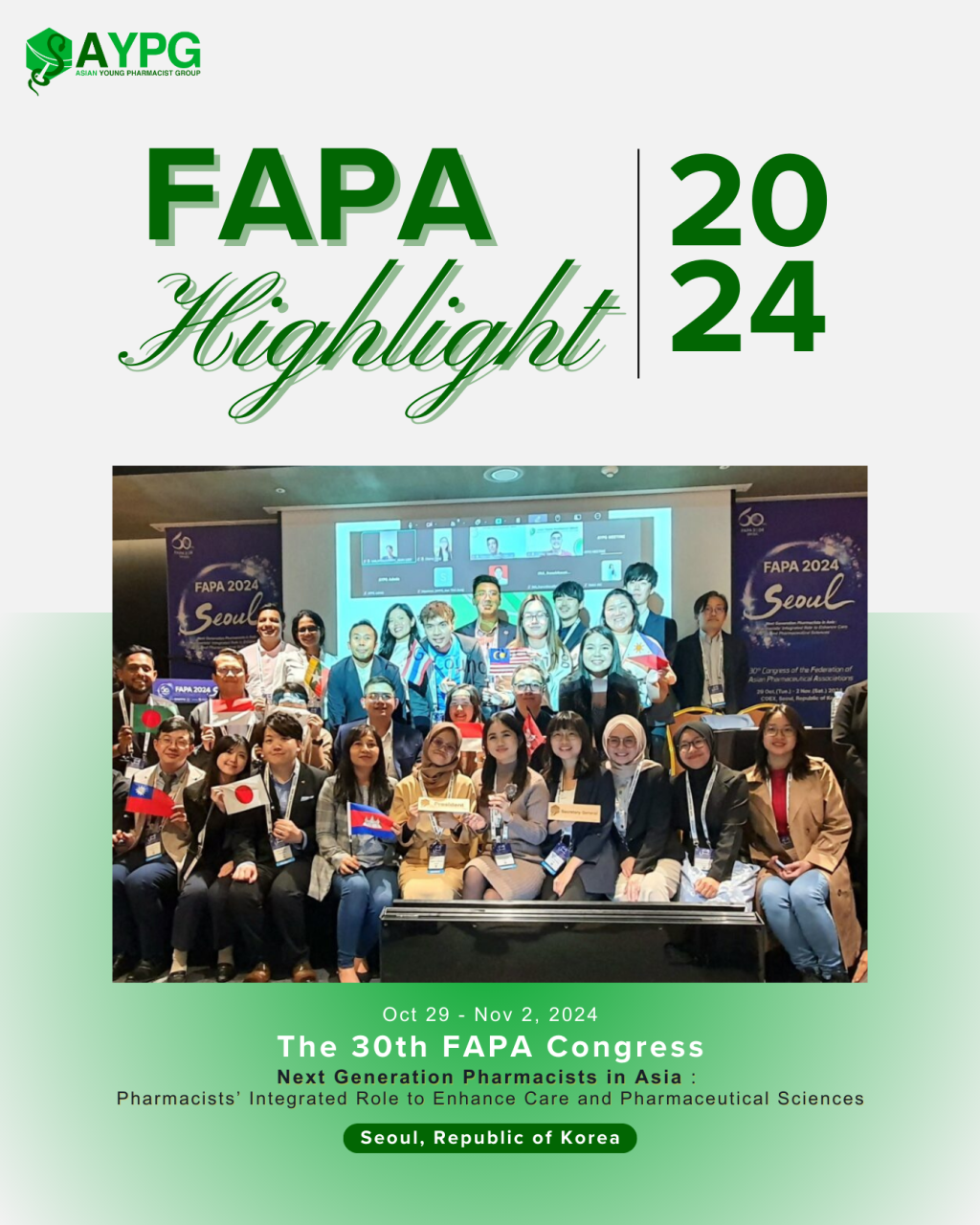 Seoul Stories: AYPG’s Meaningful Moments at FAPA Congress&nbsp;2024