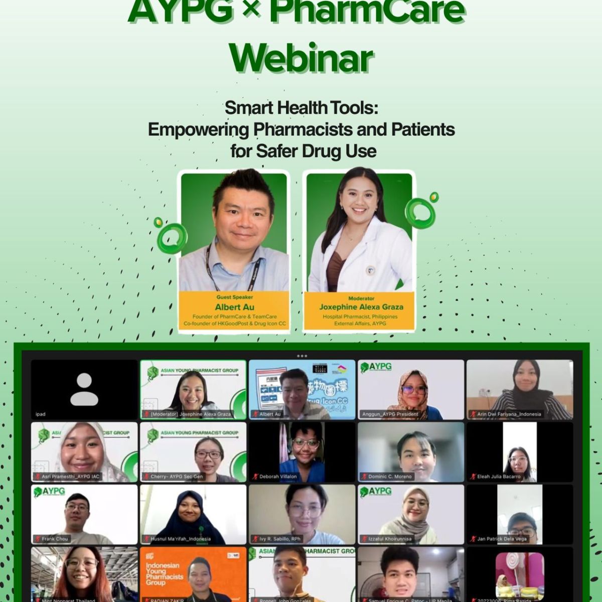 Following the MOU, AYPG and PharmCare Launch First Joint Webinar on Drug&nbsp;Icons