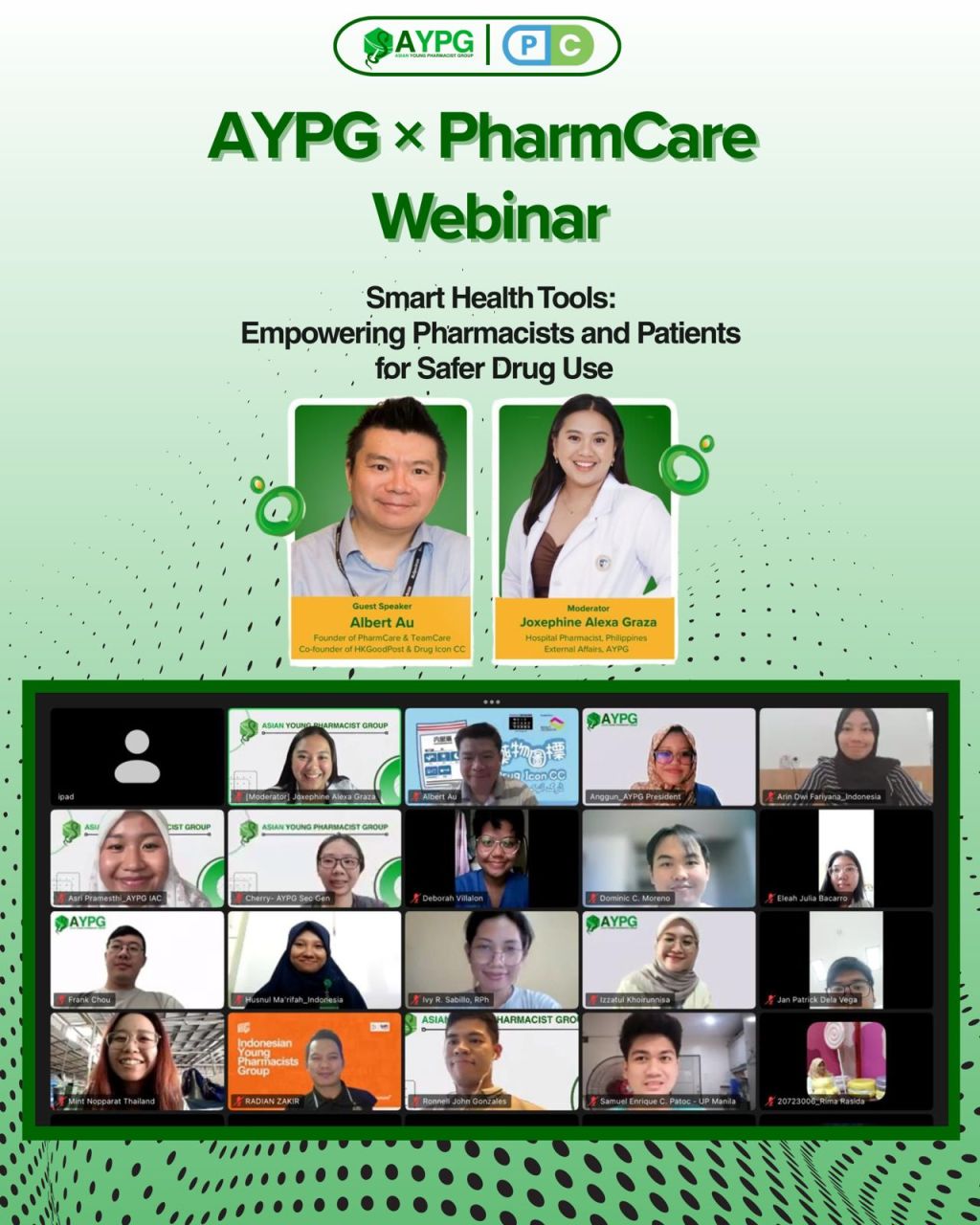 Following the MOU, AYPG and PharmCare Launch First Joint Webinar on Drug&nbsp;Icons