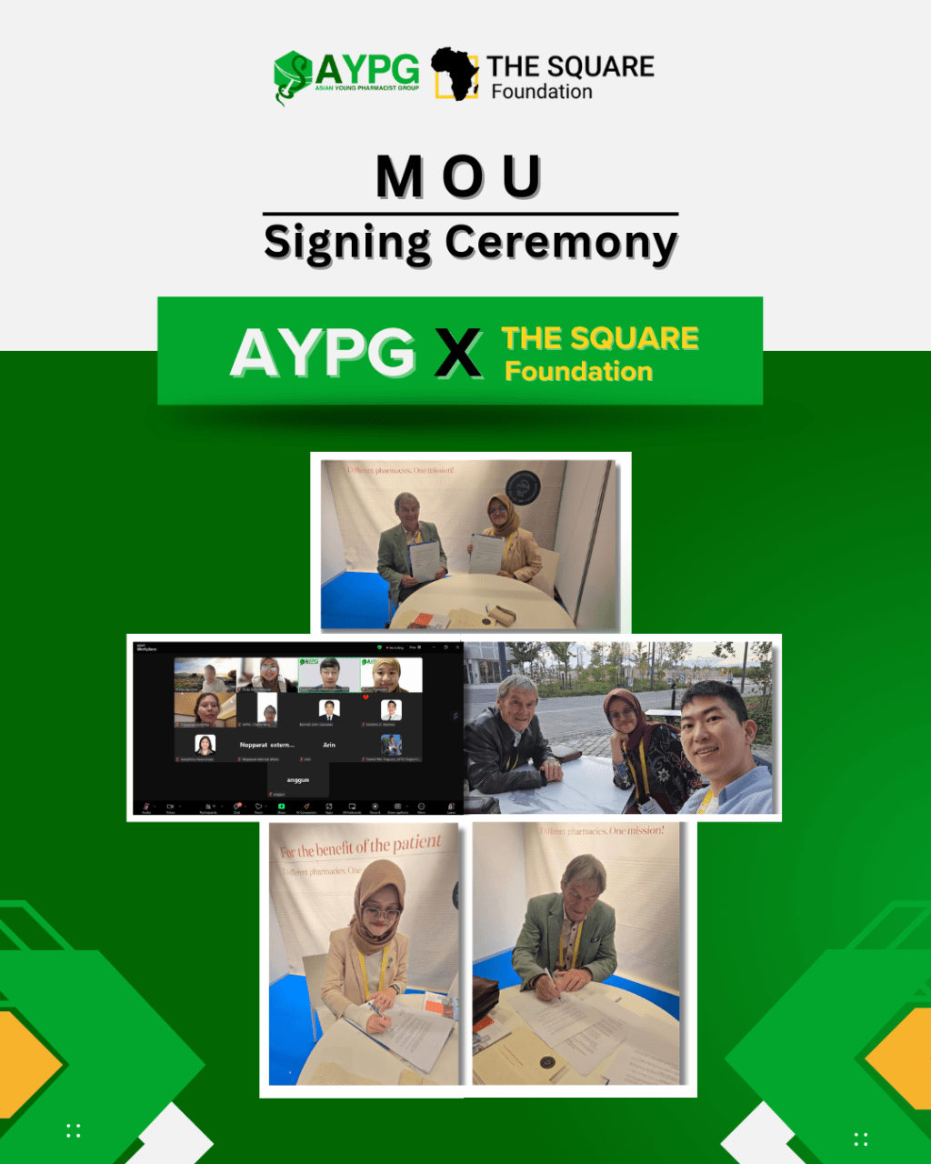 AYPG Partners with The Square Foundation to Deliver New Learning Opportunities for Young Pharmacist in&nbsp;Asia